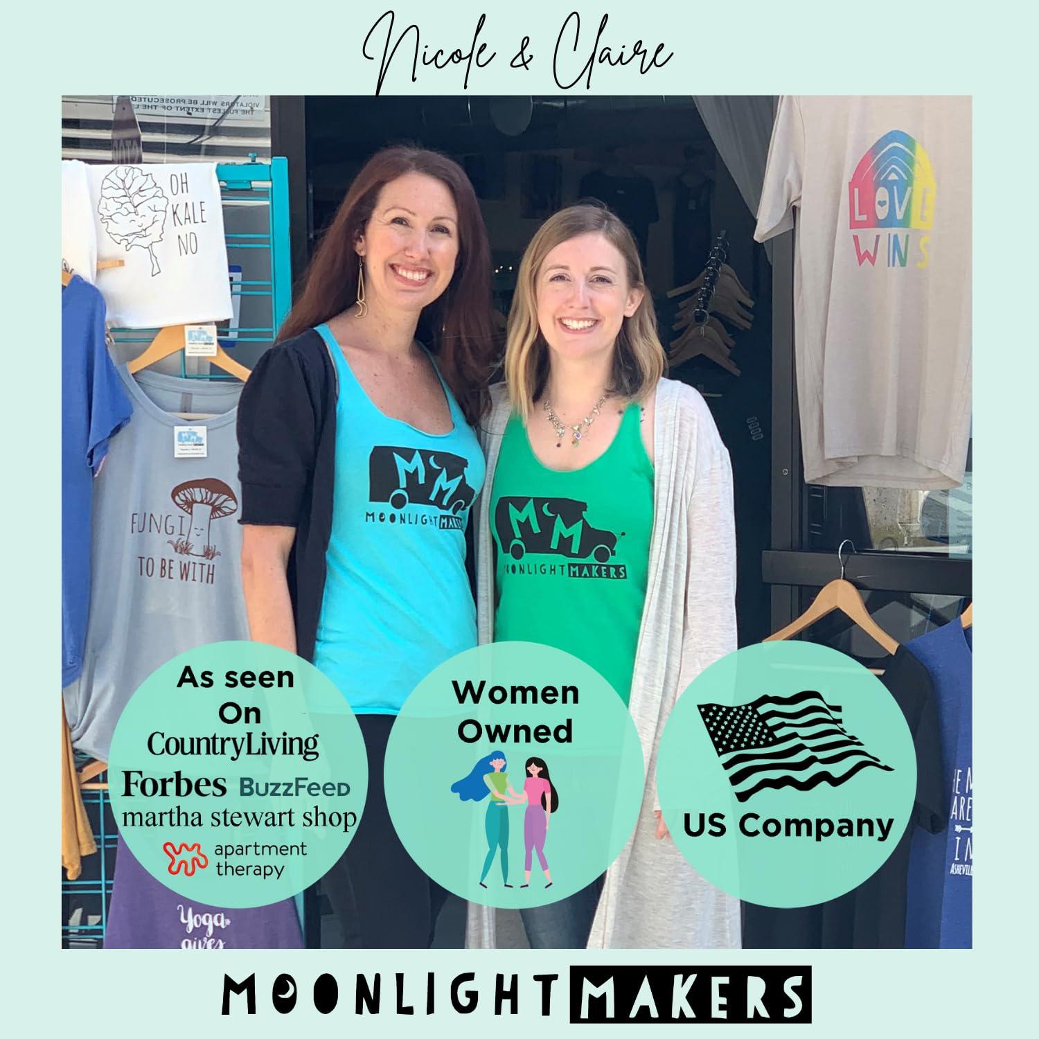 Moonlight Makers Original Dish Towel, Washington DC Skyline, Flour Sack Kitchen Towel, Sweet Housewarming Gift, Farmhouse Kitchen Decor, White or Gray (White)