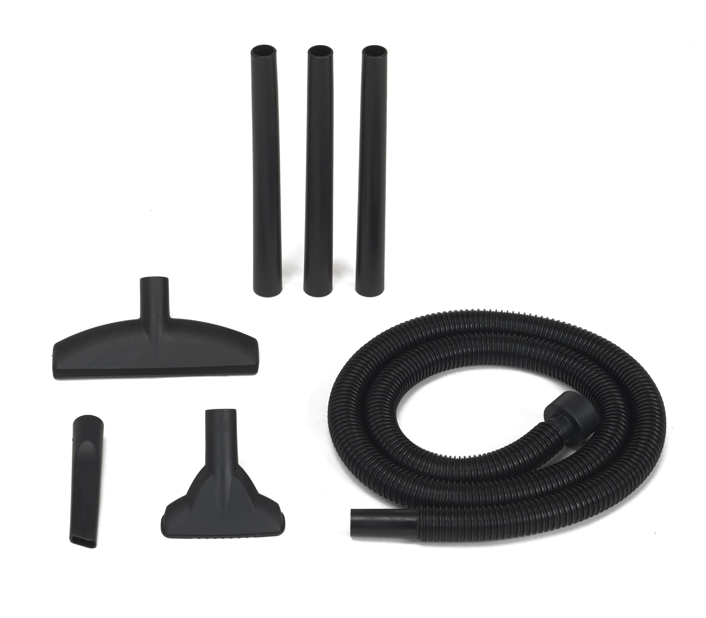 Shop-Vac Shop-Vac 5989300 Stainless Steel Wet Dry Vacuum 4.5 Peak HP Stainless Steel Wet Dry Vacuum, 1.25 Inch Diameter x 7 Foot Hose, 6 Ft Cord Length, Ideal for Jobsite, Garage, Car & Workshop