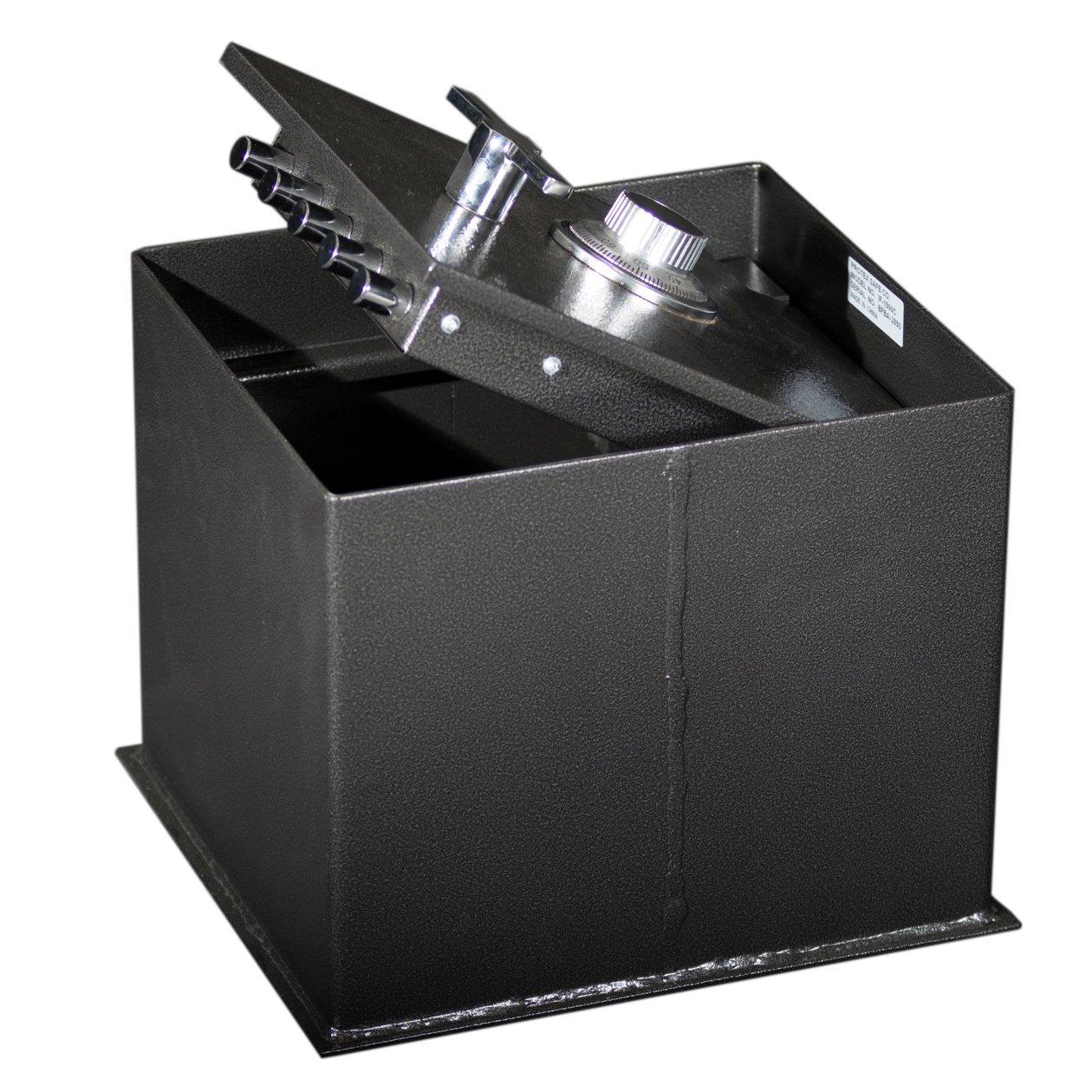 Protex Safe Co. Protex IF-1500C Floor Safe, under ground safe, LaGard group II combination lock, Sturdy steel cover,Drill resistant carburized hard plate, Powder coat finish