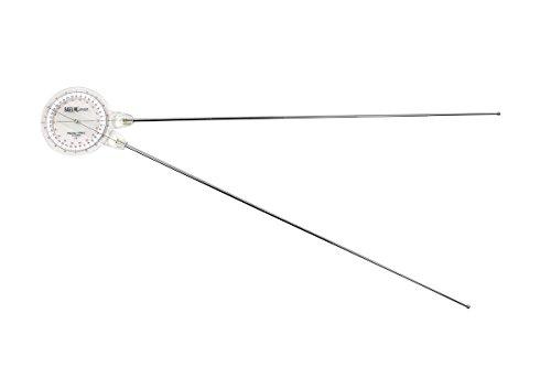 Baseline Baseline 12-1036 Extendable Goniometer, 360 Degree Range, Extendable Arms (10", 36")