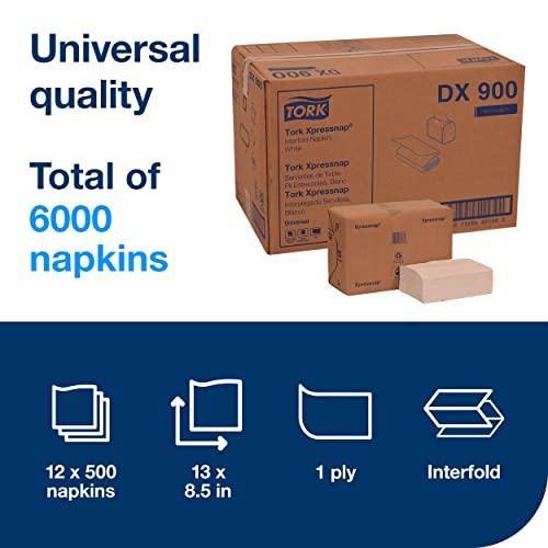 Tork Tork Xpressnap Tabletop Napkin Dispenser Walnut - N4 + Refill - White Dispenser Napkin, 12 x 500 napkins