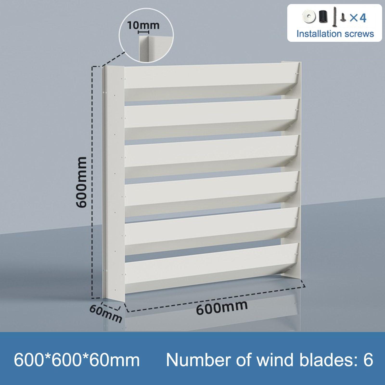 ANFUZUNRONG Mini Split Air Conditioner Deflector for Outside Units, Anti-direct Blow Air Conditioner Deflector Wind Baffle Air Vent Louver Cover, Heat Pump Unit Cover AC Condenser Compressor Protection Fence