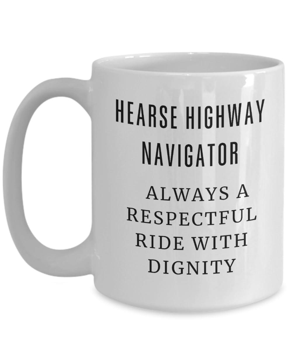 Generic Gifts for Funeral, Funeral Staff Gifts, Hearse Driver Navigator, Memorial Service Provider Coffee Mug, Mortuary Staff Tea Cup