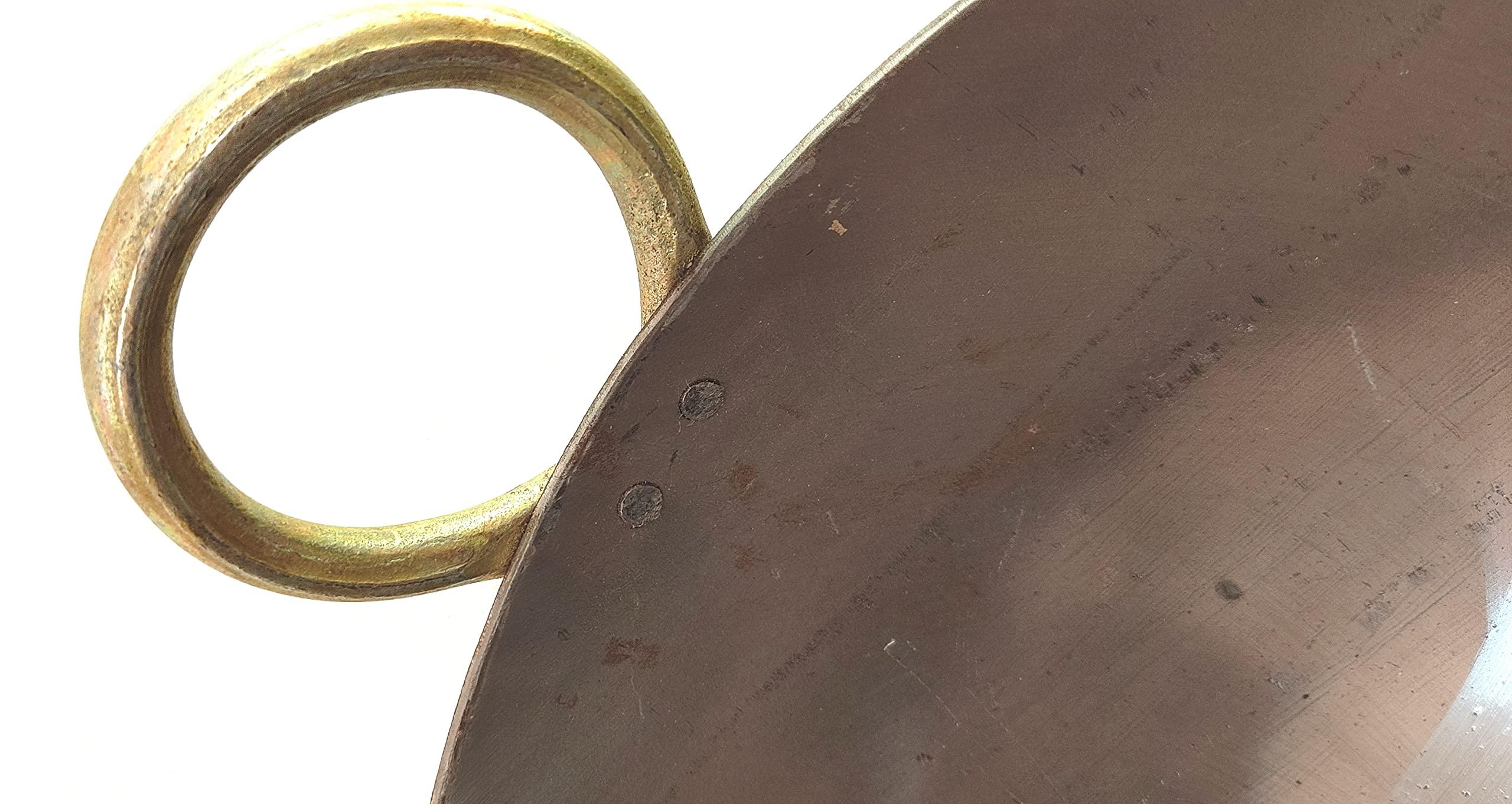 Generic Iron kadai/Work/for Deep/Shallow Frying/Tadka Kadai/Tadka Pan/Handmade Kadai 12inch by Tradebulk