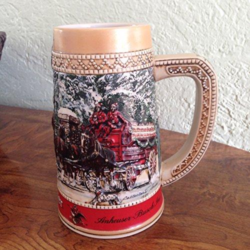 Budweiser Budweiser 1987 Anheuser-Busch Collector Series "C" Holiday Stein