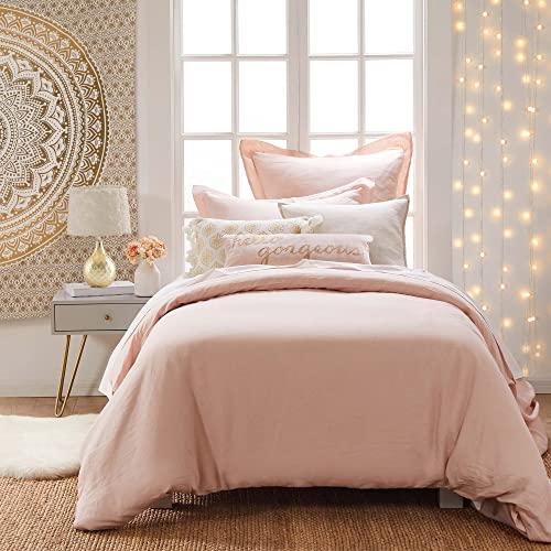 Levtex Home Levtex Home - 100% Linen - Twin Duvet Cover - Washed Linen - Blush - Duvet Cover Size (66x88in.)