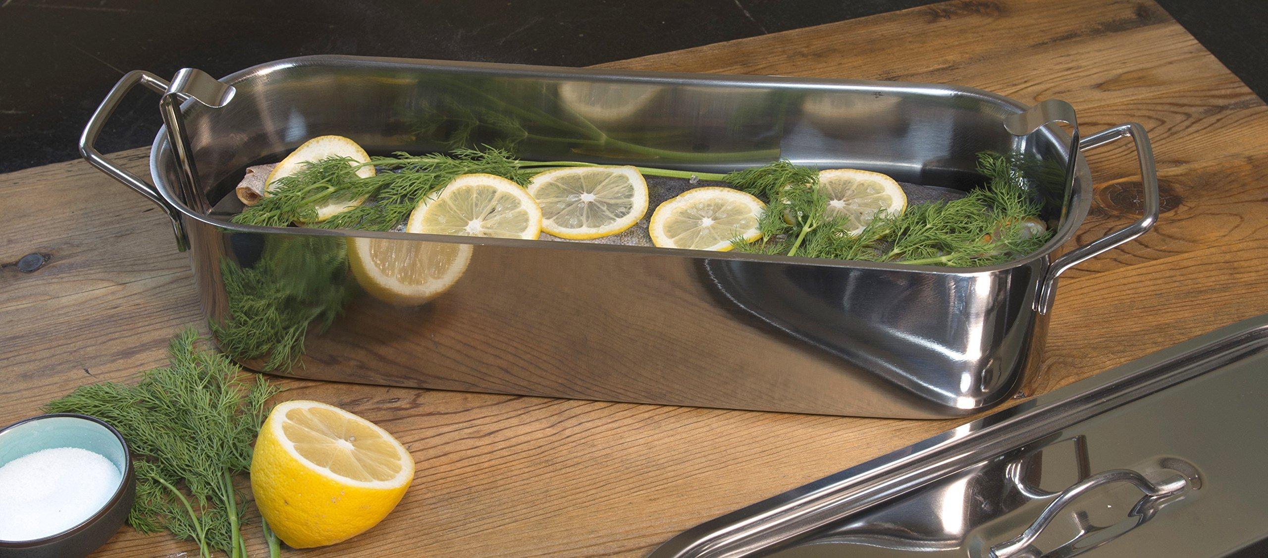 RSVP International RSVP International Endurance Collection Fish Poaching Set, 20 inch, Stainless Steel