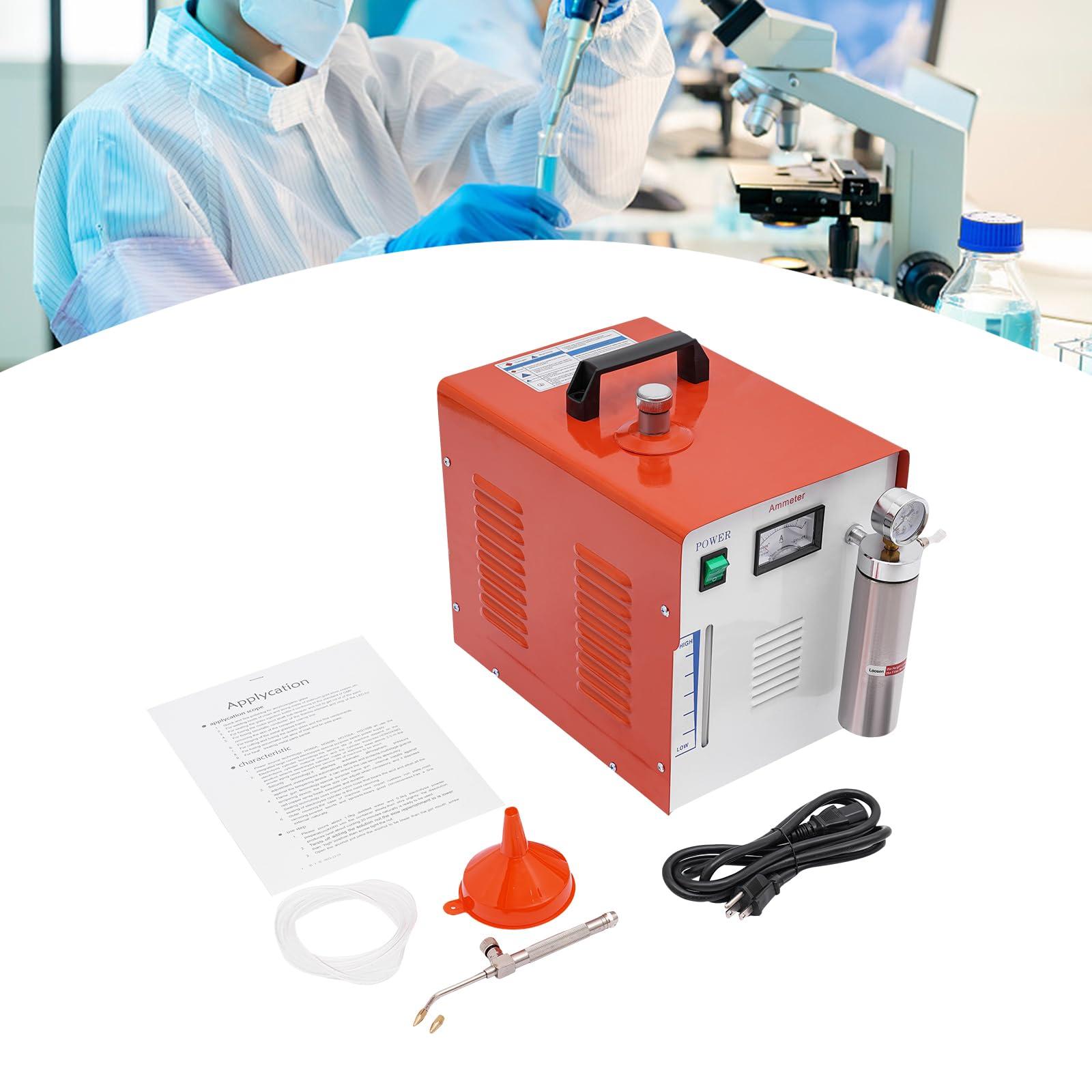 WaShaRoom Flame Generator,Flame Polishing Machine,Welder,Polishing Machine,Portable Acrylic Polisher,200W,0.12Mpa,304 Stainless Steel Red Cleaning Machine Electrolytic Polishing Machine,for Silver,Platinum