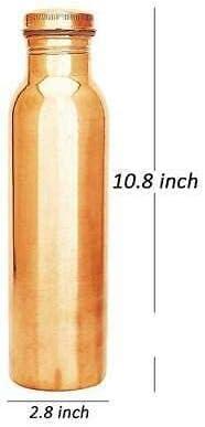 ANTIQUE HANDICRAFT HUB ANTIQUE HANDICRAFT HUB Pure Copper Water Bottle 32 oz Leak Proof Design Vessel Ayurveda Health Benefit Pitcher for Sport, Fitness, Yoga