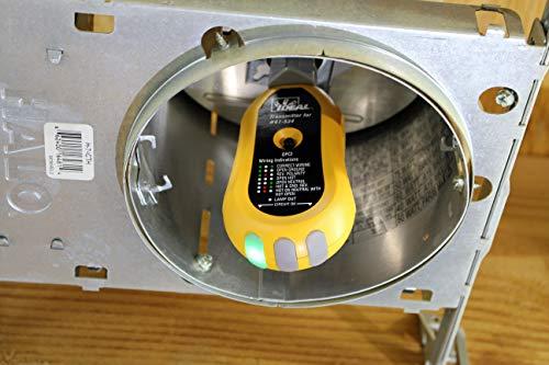 Ideal Industries IDEAL Electrical 61-534 Digital Circuit Breaker Finder with Digital Receiver and GFCI Circuit Tester,Yellow