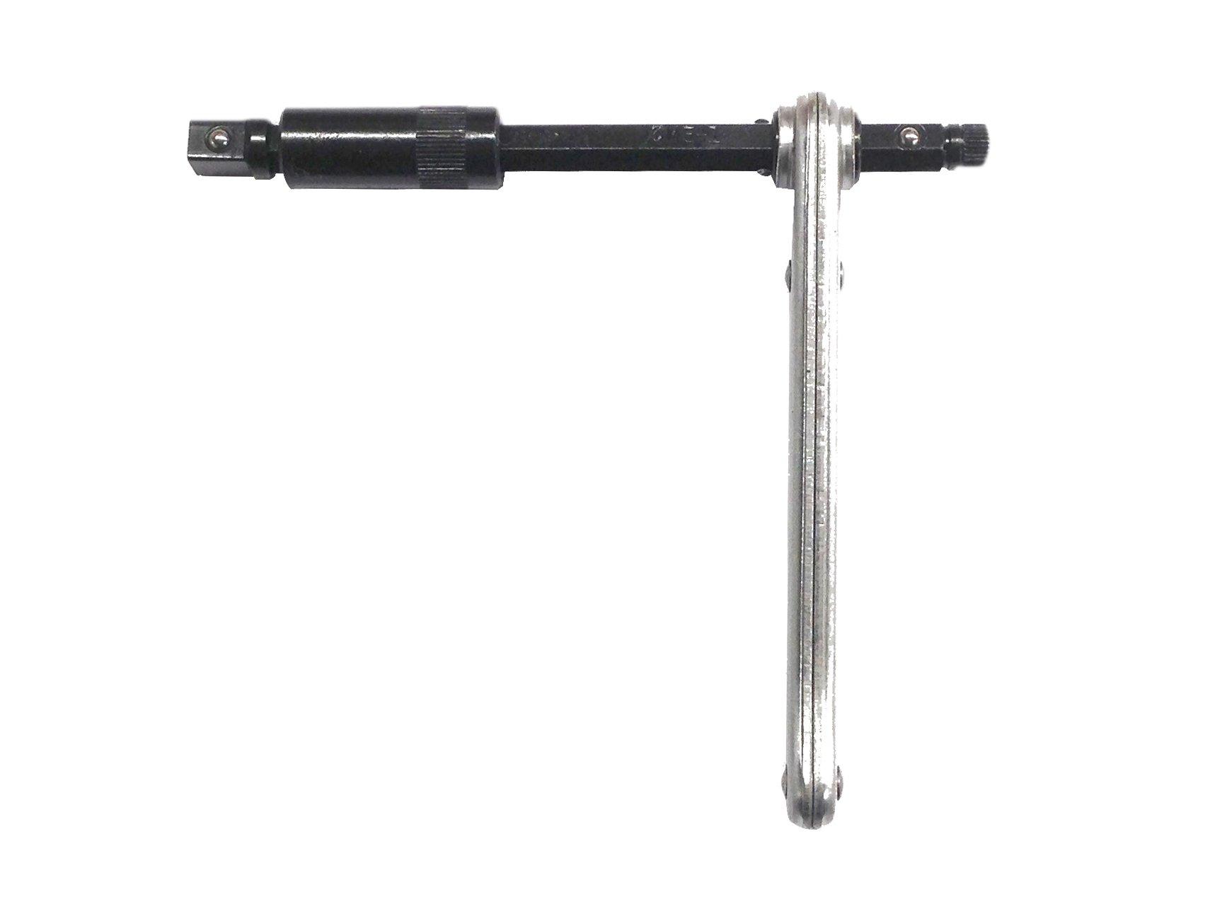 Chapman MFG Chapman MFG #CM-1324 1/4\" drive midget socket wrench reverseable Hand Tools MADE IN USA mini socket driver stubby socket wrench