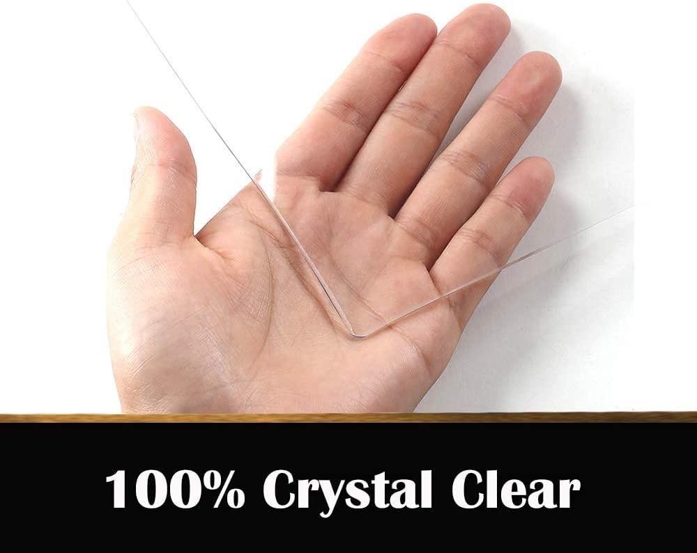 MLYYJH MLYYJH Clear Vinyl Rugs Runners, Protector Mats for Hardwood Floors/Office Chair/Entryway Rugs/Living Room Carpet, 30 50 70 90 110 130 150 170 180 inch Large, Heavy Duty Waterproof Non-Slip Plastic