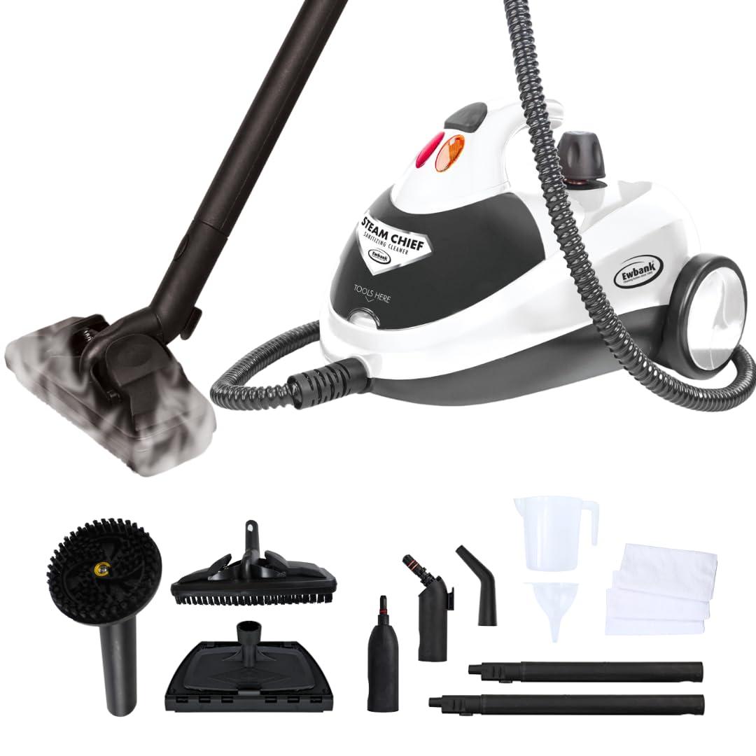 Ewbank Ewbank 1800W Steam Cleaner, with attachments, Carpets, Tile, Floors, car, Upholstery, Bathroom, Kitchen, Windows, Grout