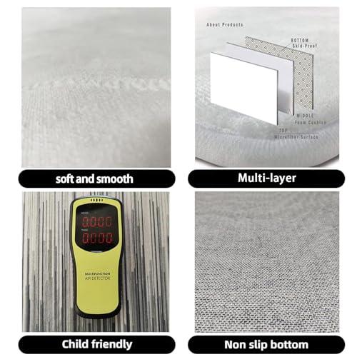 MLWC Red Music Lover Area Rug, Black White Piano Keys Decorative Rug, Easy Clean Carpet with Anti-Slip Backing for Bedroom Living Room Dining Room Office 3ftx5ft