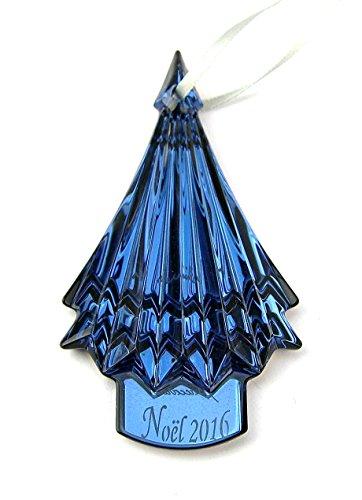 Baccarat Baccarat Crystal Blue 2016 Christmas Ornament