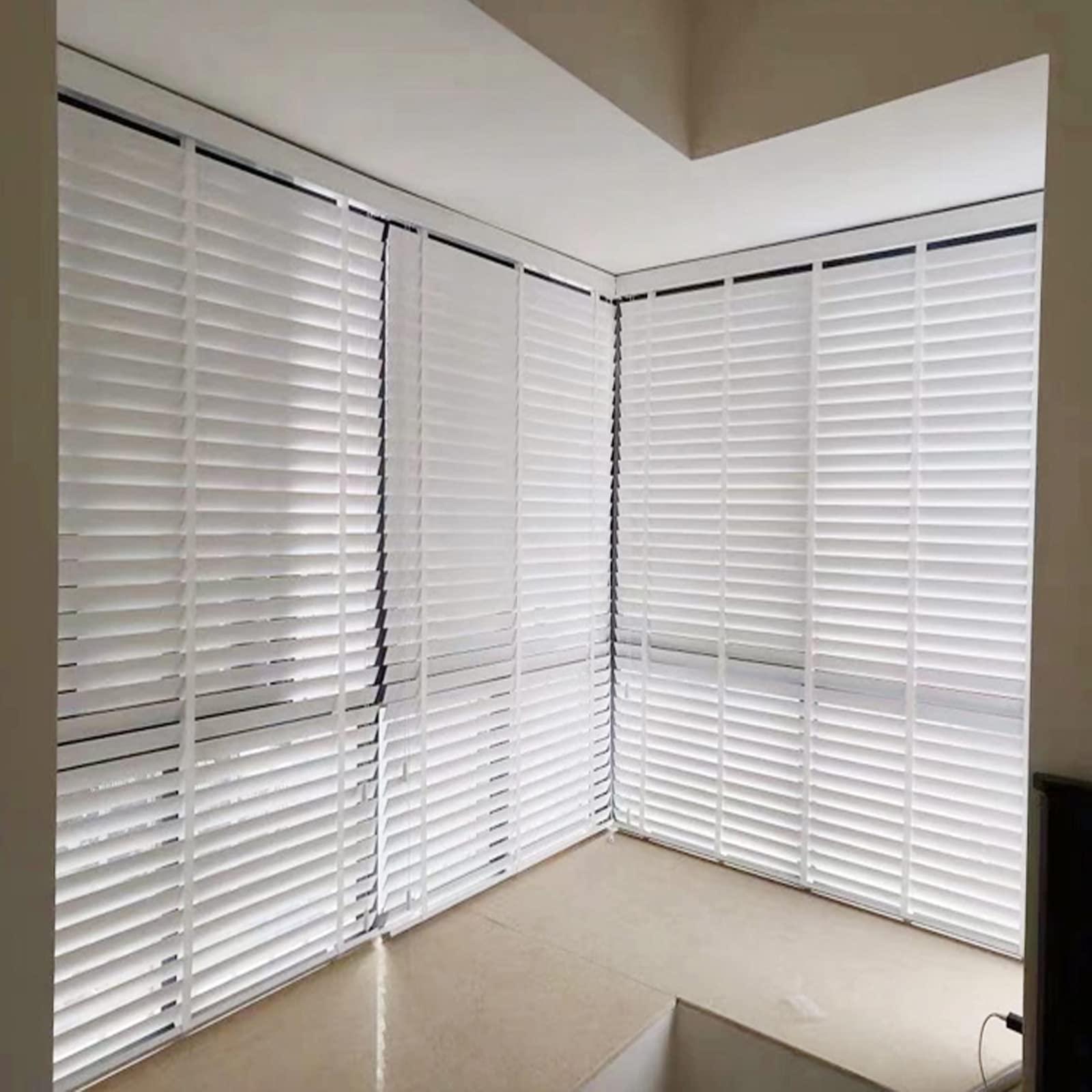 KDDFN KDDFN Wooden Venetian Blinds Blind,Window Privacy Protection,Vintage Breathable Curtain,Sun Shade Curtain Balcony Decoration,UV Protection,Customizable (24x28in)