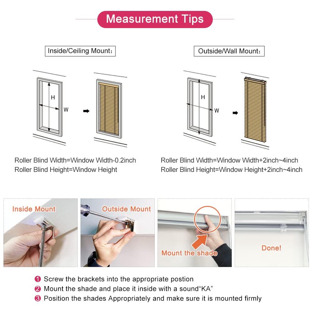simty Simty Corded 1\" Aluminum Mini Blinds for Windows, Venetian Horizontal Blinds, Privacy Shades for Bedroom, Bathroom,Kitchen,Office, 54\" Wx 96\" H, Champagne