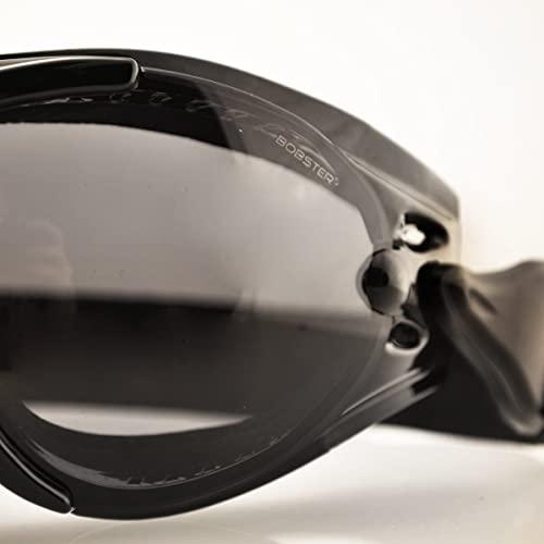 Bobster Bobster ® Phoenix, Gloss Black Frame, Smoked, Amber, & Clear Lens