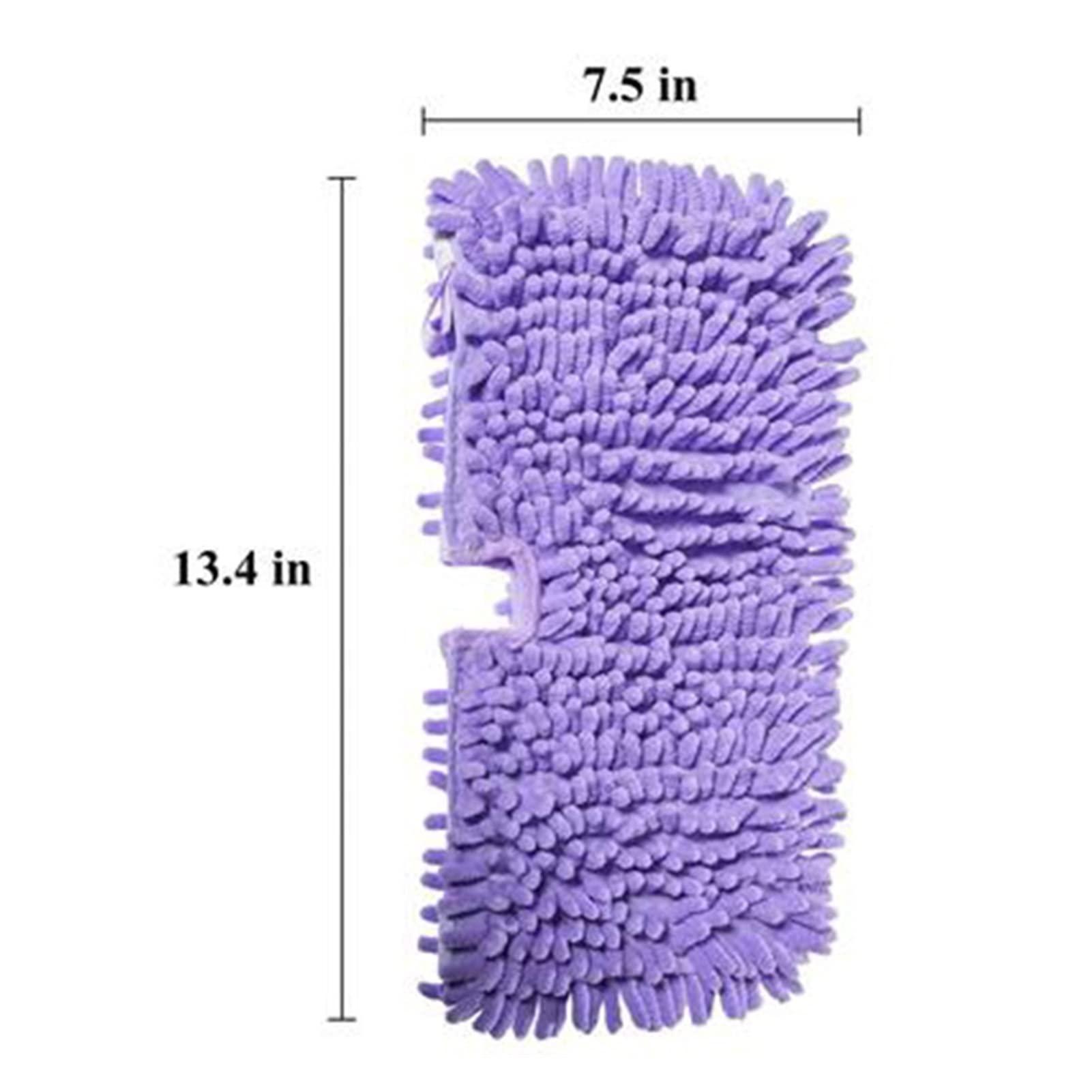 LANGshaw LANGshaw 10PCS Chenille Yarn Material Steam Cleaner Head Mop Pads, Compatible for Shark S3550/s3901/s3601/s3501 Series Steam Cleaner Parts Leisurely