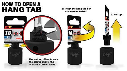 Performance Tool Performance Tool W38158: 3/8-Inch F x 1/2-Inch M Adapter for Versatile Socket Connections,Silver