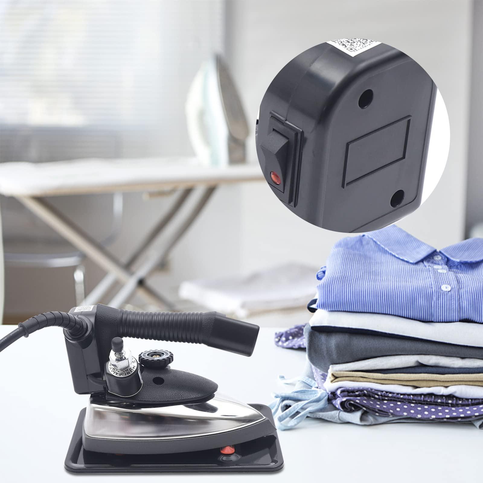 CaLaOCO CaLaOCO Gravity Feed Iron, 1200W Industrial Electric Steam Iron Set Gravity Iron Steamer for Factory Clothing Shop, 140~428F 5-Speed Regulation, with 3L Large-capacity Water Bottle