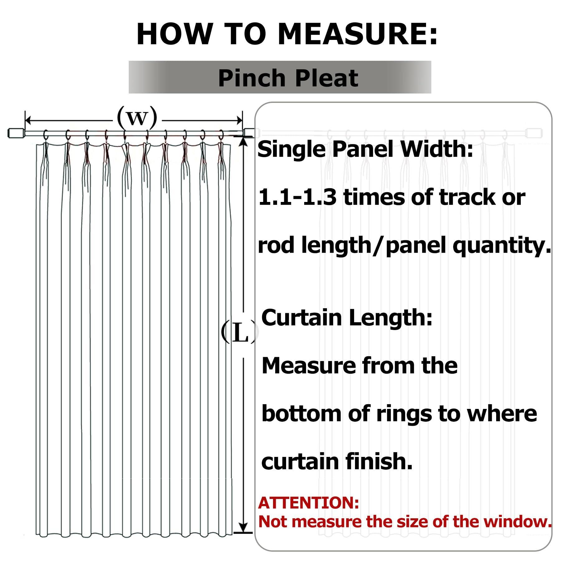 Frelement Frelement Extra Wide 150 Inches Drapes for Large Windows Full Blackout Linen Curtains for Sliding Glass Door Pinch Pleated Drapery with Blackout Lining, 150" W x 102" L, 1 Panel, Navy Blue