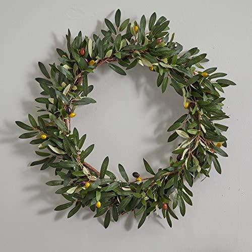 Nearly Natural Nearly Natural 20in. Artificial Olive Wreath