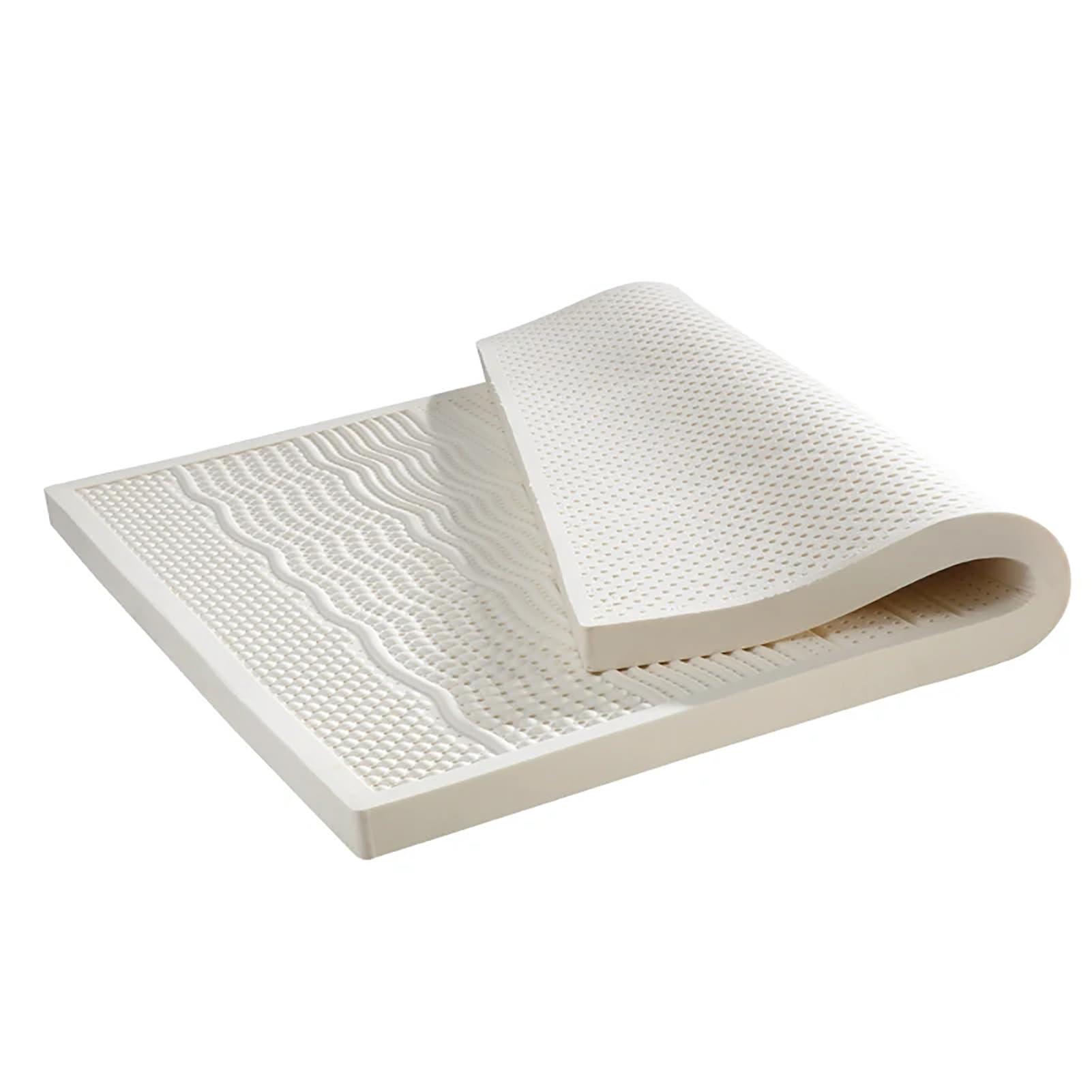 NaKeah NaKeah 100% Natural Latex Topper - 1/2/3 Inch - Durable and Not Easy to Collapse, Memory Foam Mattress Topper, Natural Latex Mattress,7.5cm,135x190cm