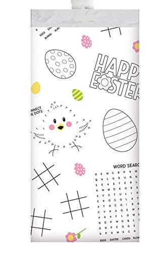 Creative Converting Creative Converting Easter Tablecover, 54\" x 88\", Multi-colored