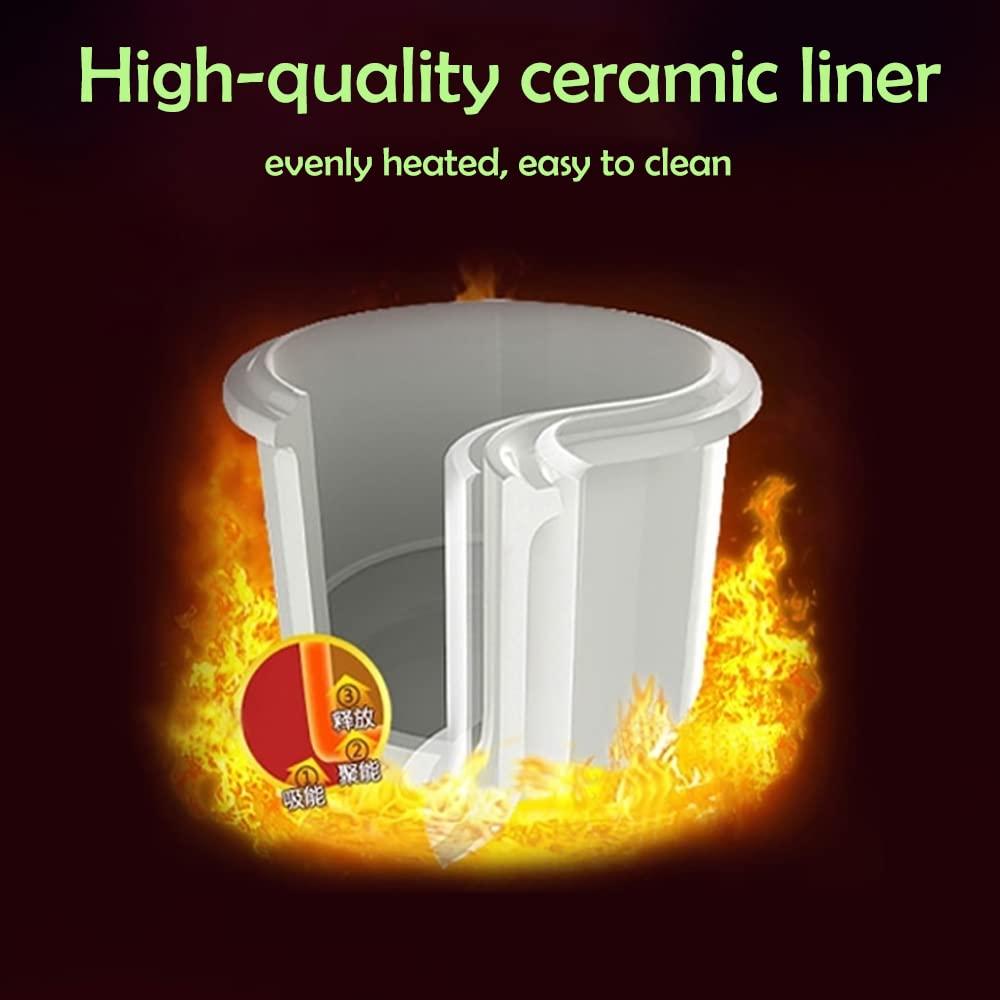 Tianji TIANJI Smart 4 Ceramic Pot Electric Stew Pot DGD33-32EG 4-in-1 3.2L+2x0.65L+0.45L