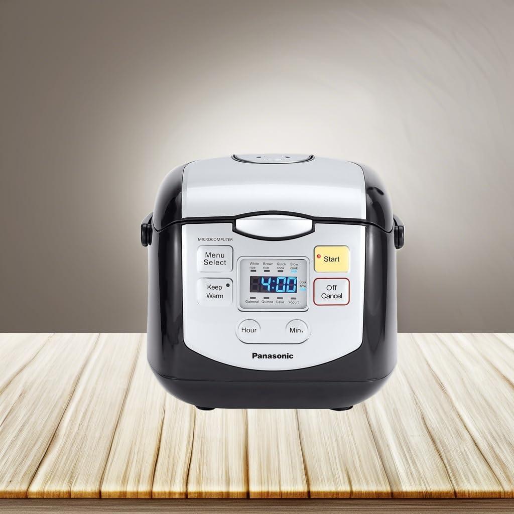 Panasonic Panasonic SR-ZC075K 4-Cups (Uncooked) Rice Cooker & Multi-Cooker, Black