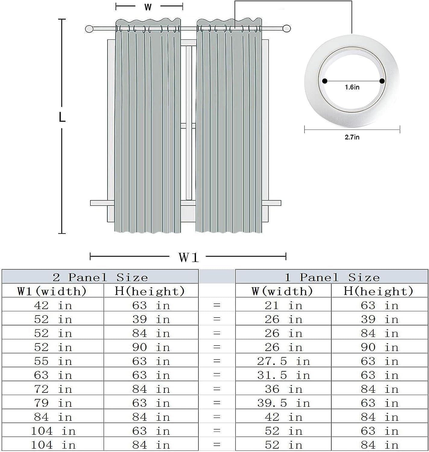 KUMENE Circular Pattern Curtains, Medieval Geometry Stripe Blackout Curtain, Sound Proof Curtains Energy Saving and Noise Reduction, Room Darkening Privacy Enhancing for Bedroom, Living Room-104" H x 63" W