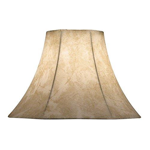 Design Classics Faux-Leather Bell Lamp Shade with Spider Assembly