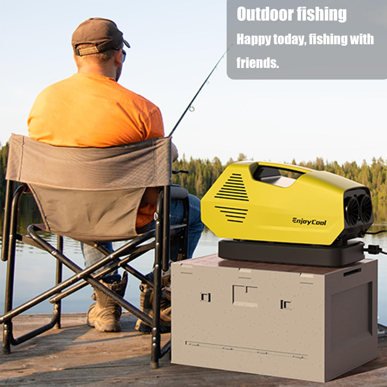 Soveign tent air conditioner for camping portable air conditioners no windows needed Camping Tent Air Conditioner portable air conditioners 2380 BTU Outdoor Air Conditioner Simple and easy to use