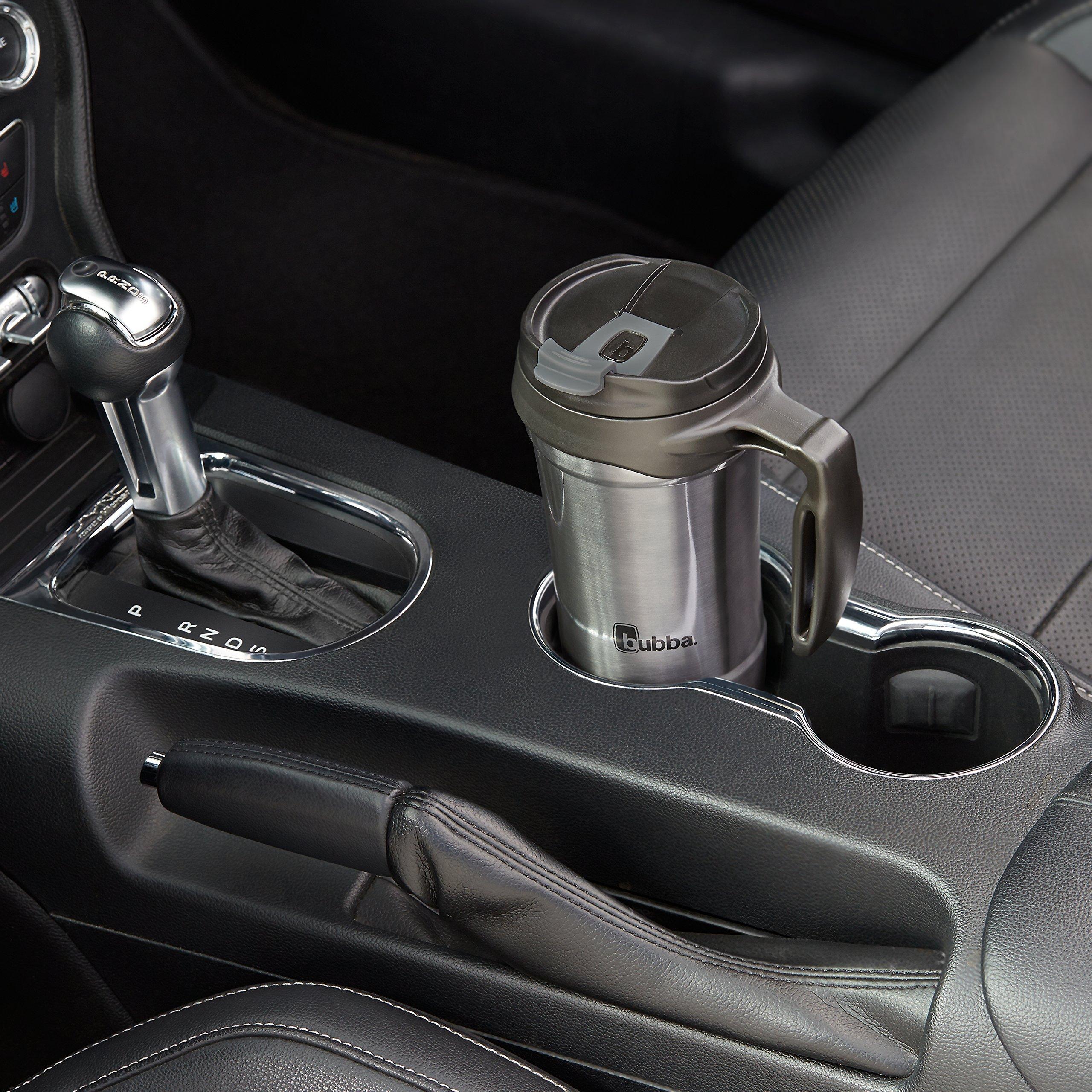 BUBBA BRANDS Bubba Hero Stainless Steel Travel Mug with Handle, 18 oz., Black