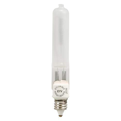 LEDVANCE Sylvania T12 Halogen Tube Light Bulb, 500W, Single-End Mini Can Screw Base, 10000 Lumens, 2950K, 100 CRI, White (58768)