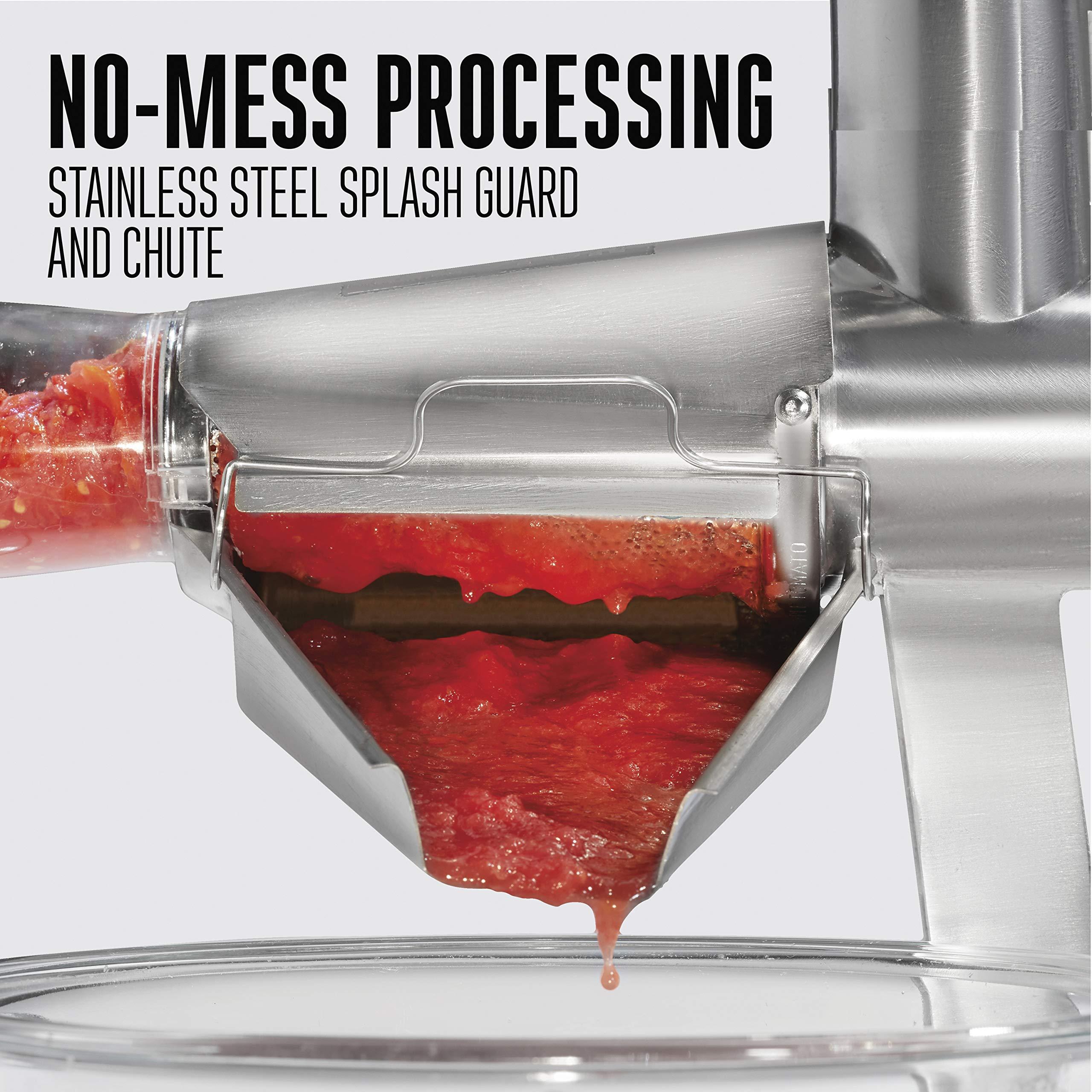 Weston Weston Metal Tomato Strainer, 1 Gallon Hopper, Stainless Steel