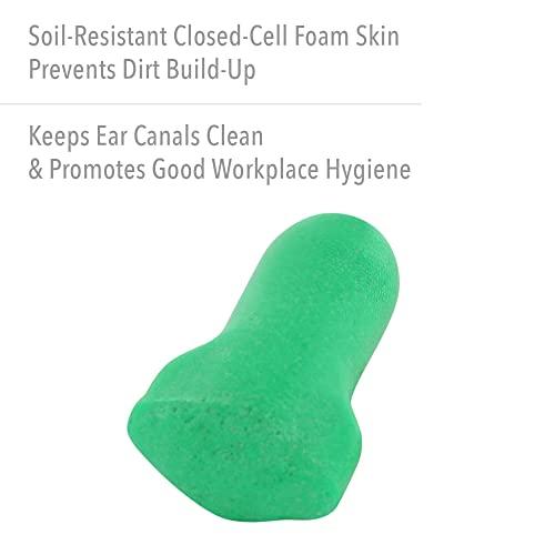 HOWARD LEIGHT Howard Leight by Honeywell Maximum Lite Low Pressure Disposable Foam Earplugs, 200-Pairs (LPF-1), Green