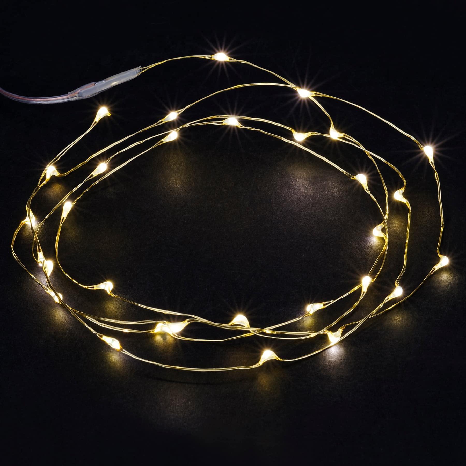 Ashland Ashland Shimmer Lights Gold LED String Lights