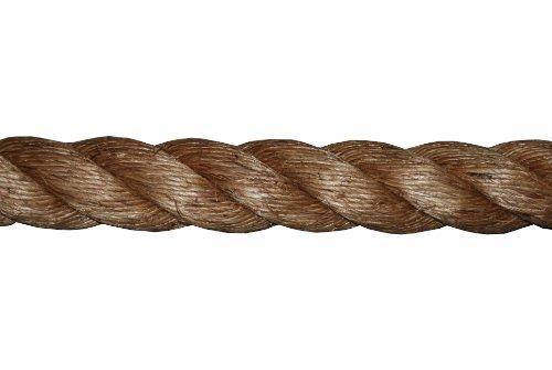 T.W . Evans Cordage Co. T.W Evans Cordage 30-097-50 1-1/2-Inch by 50-Feet Pure Number-1 Manila Rope