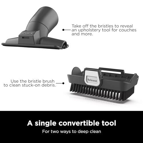 Shark Shark HV343AMZ Rocket Corded Stick Vacuum with Self-Cleaning Brushroll, Lightweight & Maneuverable, Perfect for Pet Hair Pickup, Converts to a Hand Vacuum, Crevice Upholstery Tools, Blue/Silver