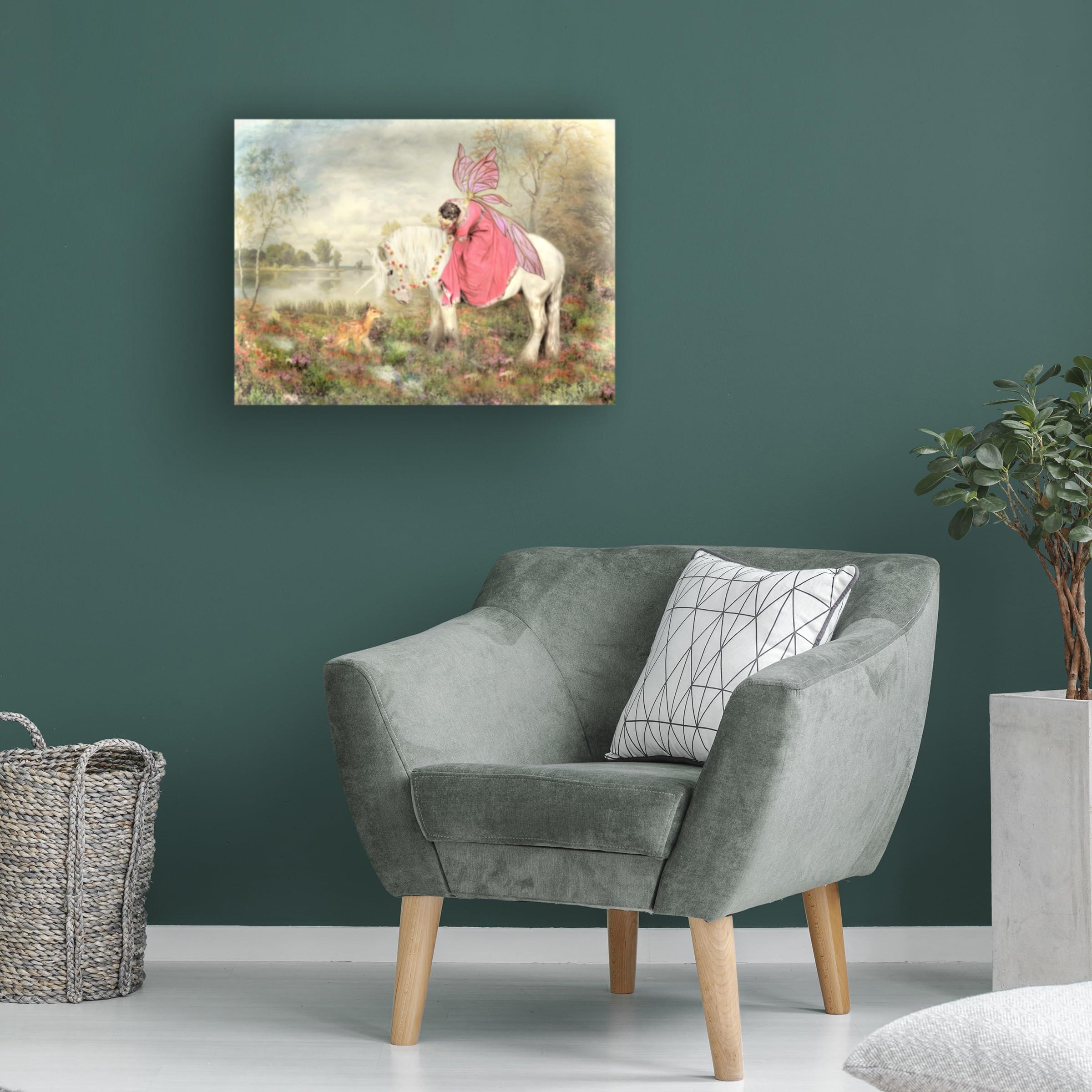 Sense Canvas Sense Canvas Animal Swans Landscape 97 Canvas Art - Home Decor Wall Art Print Poster Painting Small 20x8 / 0.75\"