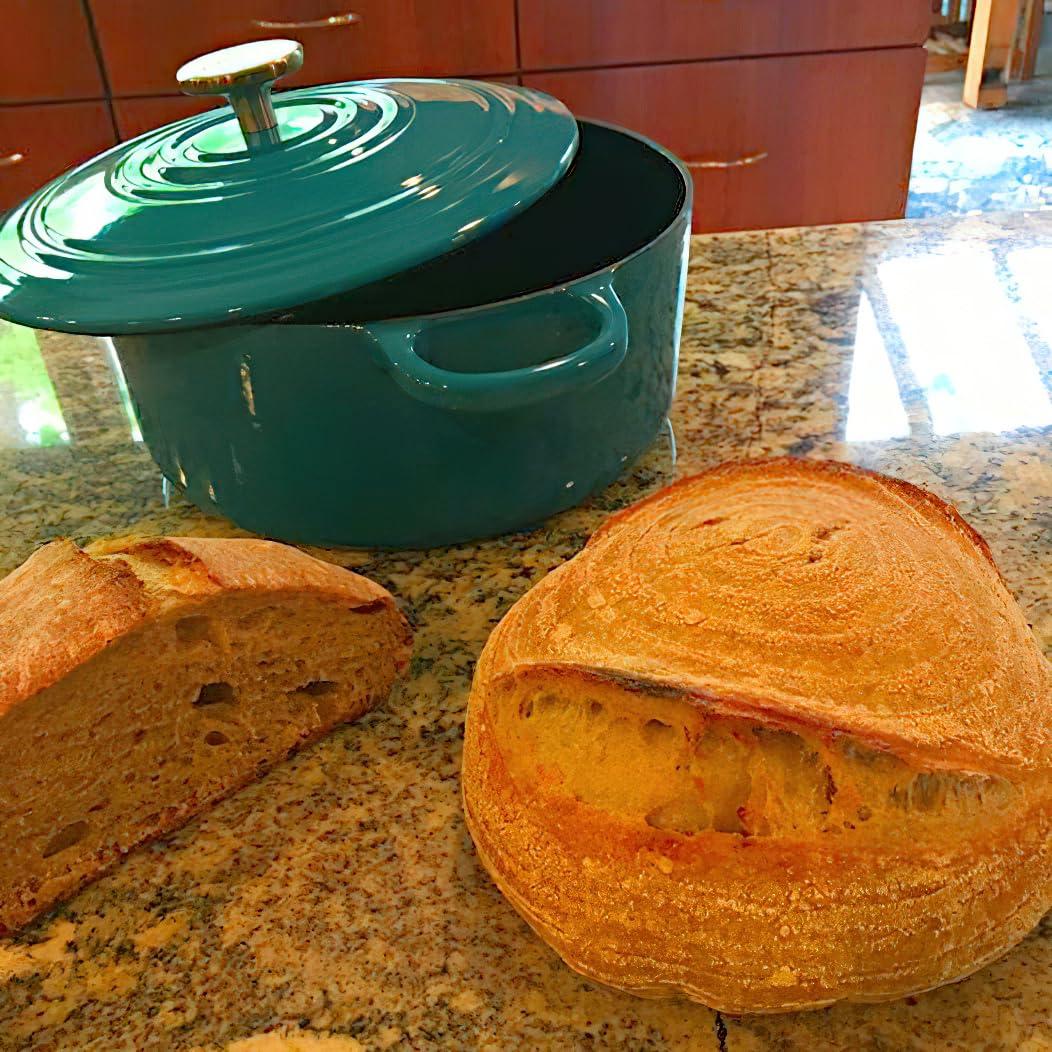 Chantal Chantal Cast Iron Dutch Oven, 3 qt, US Formulated Premium Enamel, Fade Grey