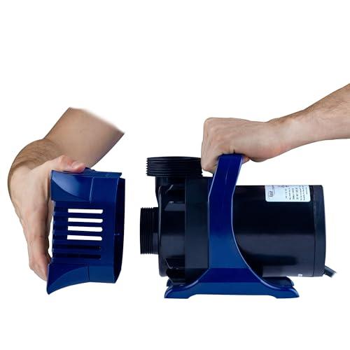 Alpine Alpine Corporation - 5200 GPH Submersible Water Pump with 33 FT Cord & Adapters for Ponds, Fountains, Waterfalls Energy-Efficient, Quiet Operation, Vertical/Horizontal Use, 426 Watts, 25 FT Lift