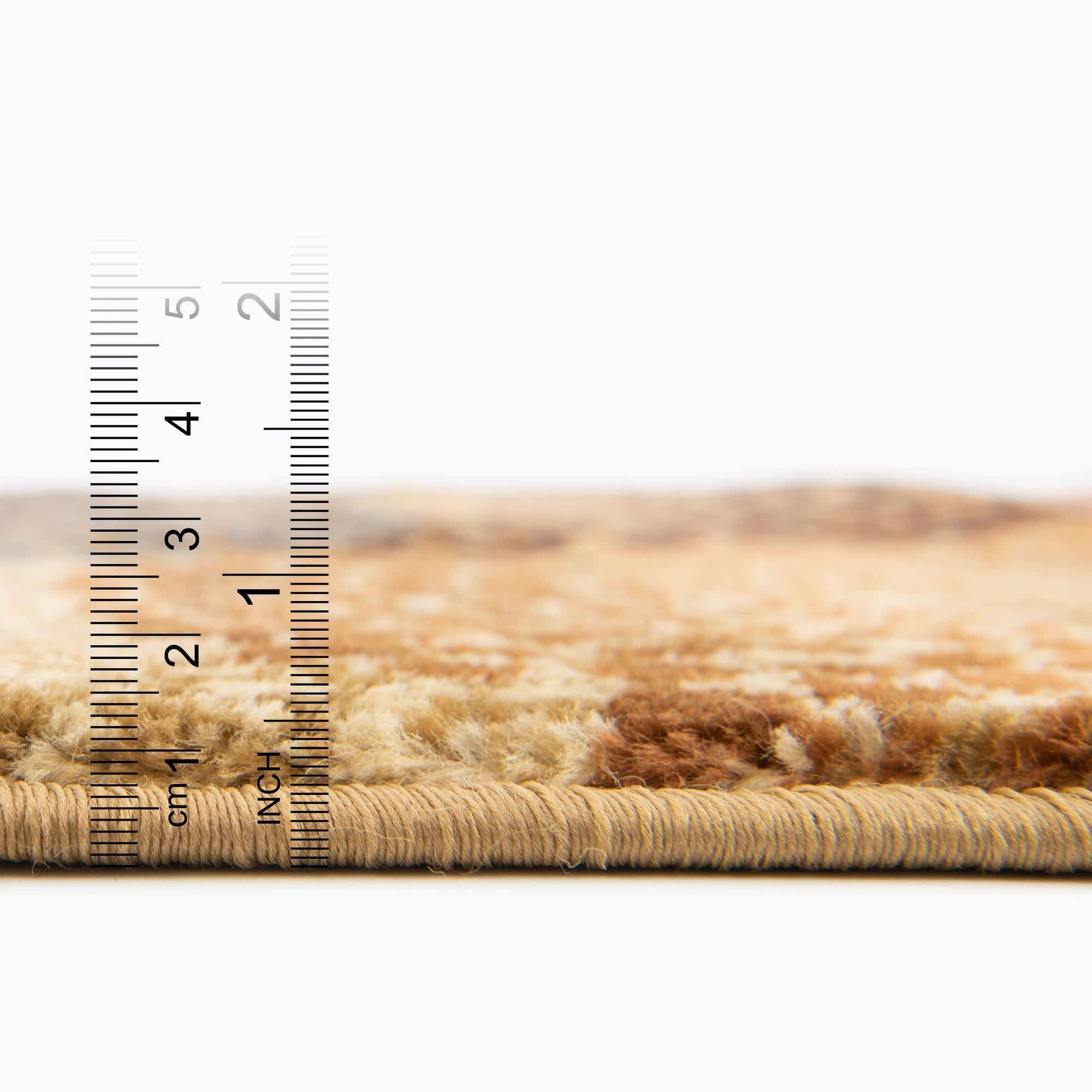 Rugs.com Rugs.com Cafe Collection Rug 7' x 10' Beige Medium Rug Perfect for Bedrooms, Dining Rooms, Living Rooms