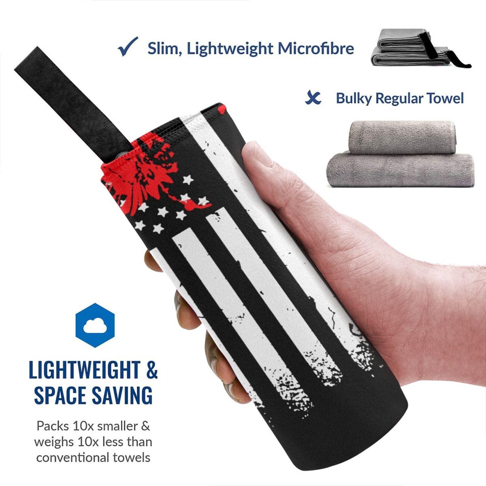 BYOBLU BYOBLU American Flag Native Blood Beach Towel Absorbent Bath Towel Quick Dry Towel Oversized Super 31.5\"X63\"