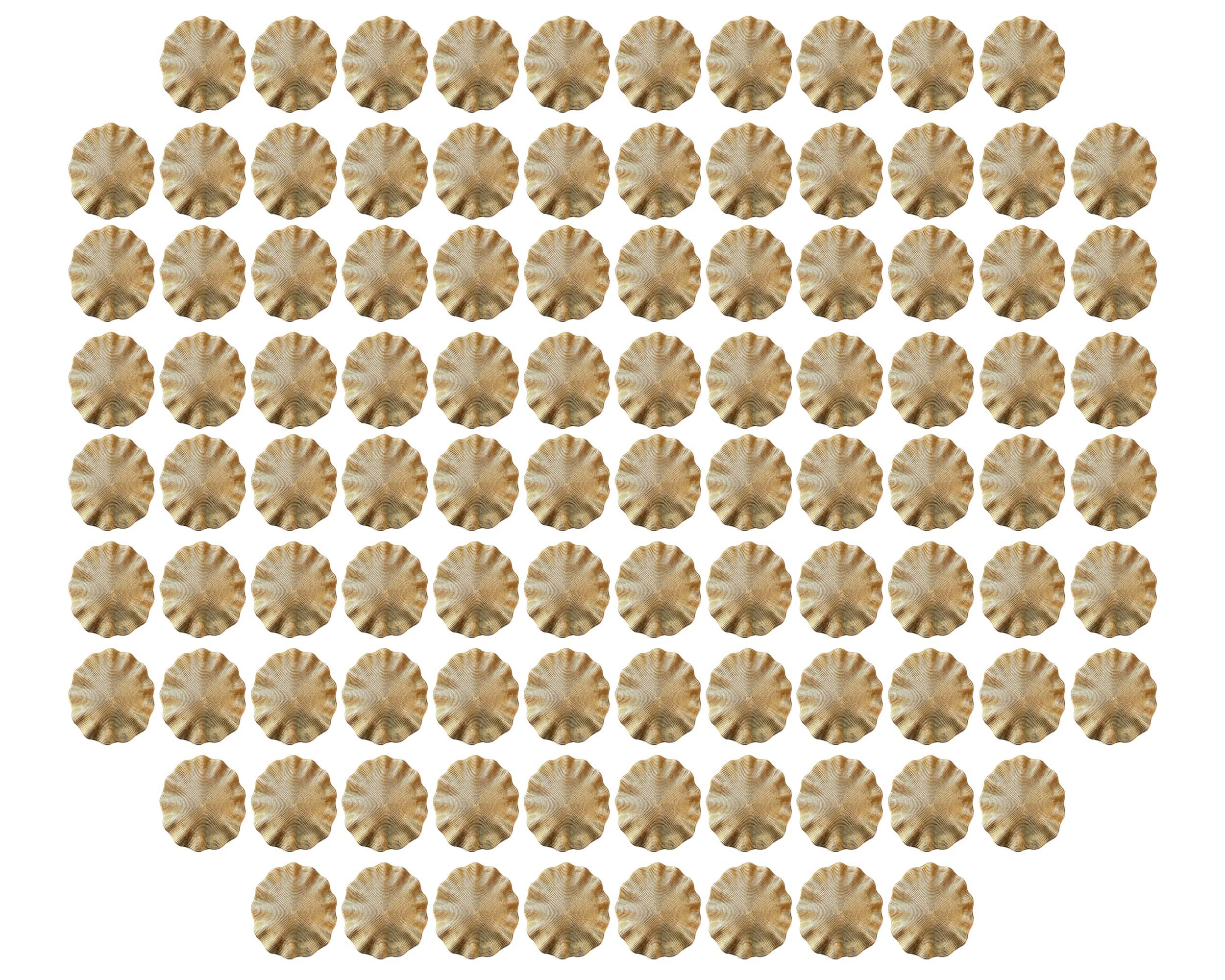 zees products gold chargers for dinner plates, gold charger plate, gold charger plates bulk, gold plate chargers, dinner plate chargers gold, (100)