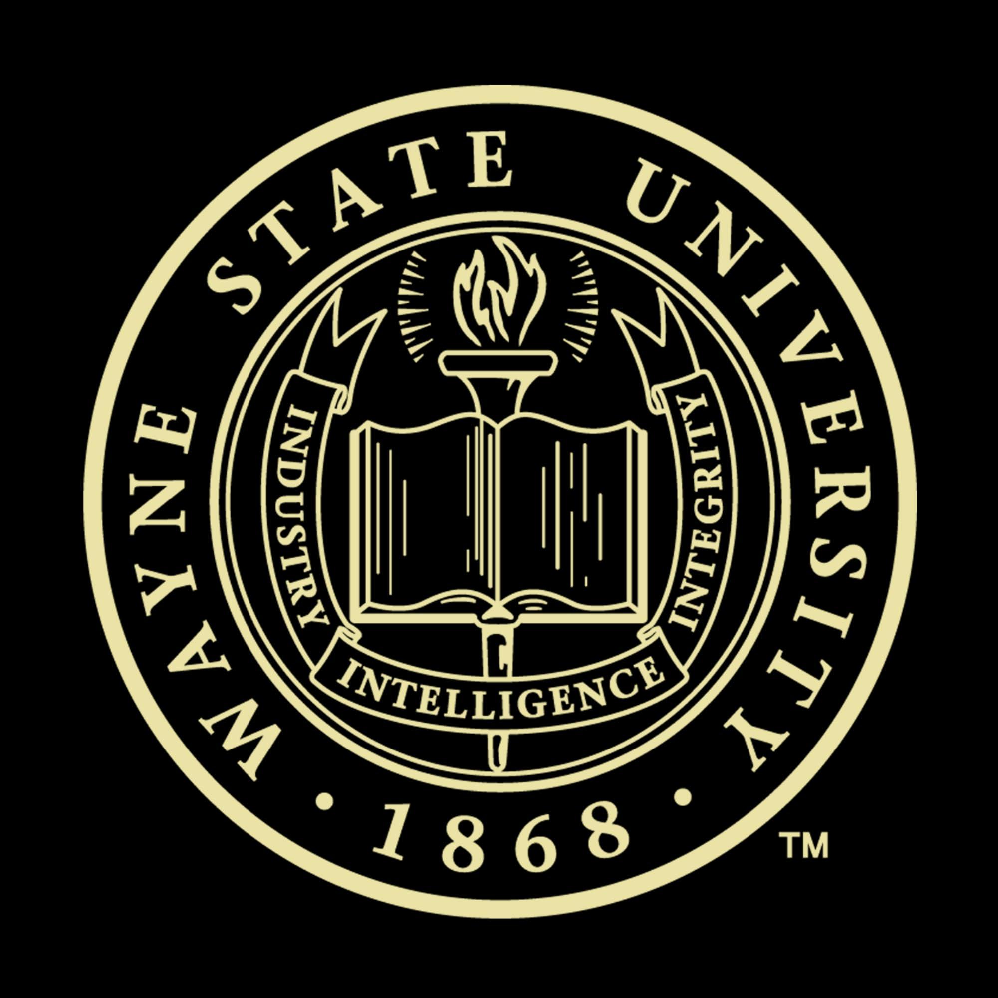 Framerly Framerly - Wayne State University Law School 10\" W X 8\" H Diploma Frame - Fits a Phd - Gold Embossed Diploma Frame - Cherry Moulding with Black and Tartan Green Matting - Officially Licensed