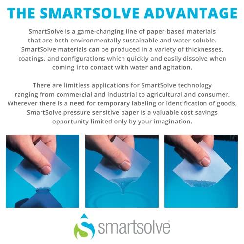 SmartSolve SmartSolve - IT117138 3pt Water-Soluble Paper, 8.5" x 11", White (Pack of 25)