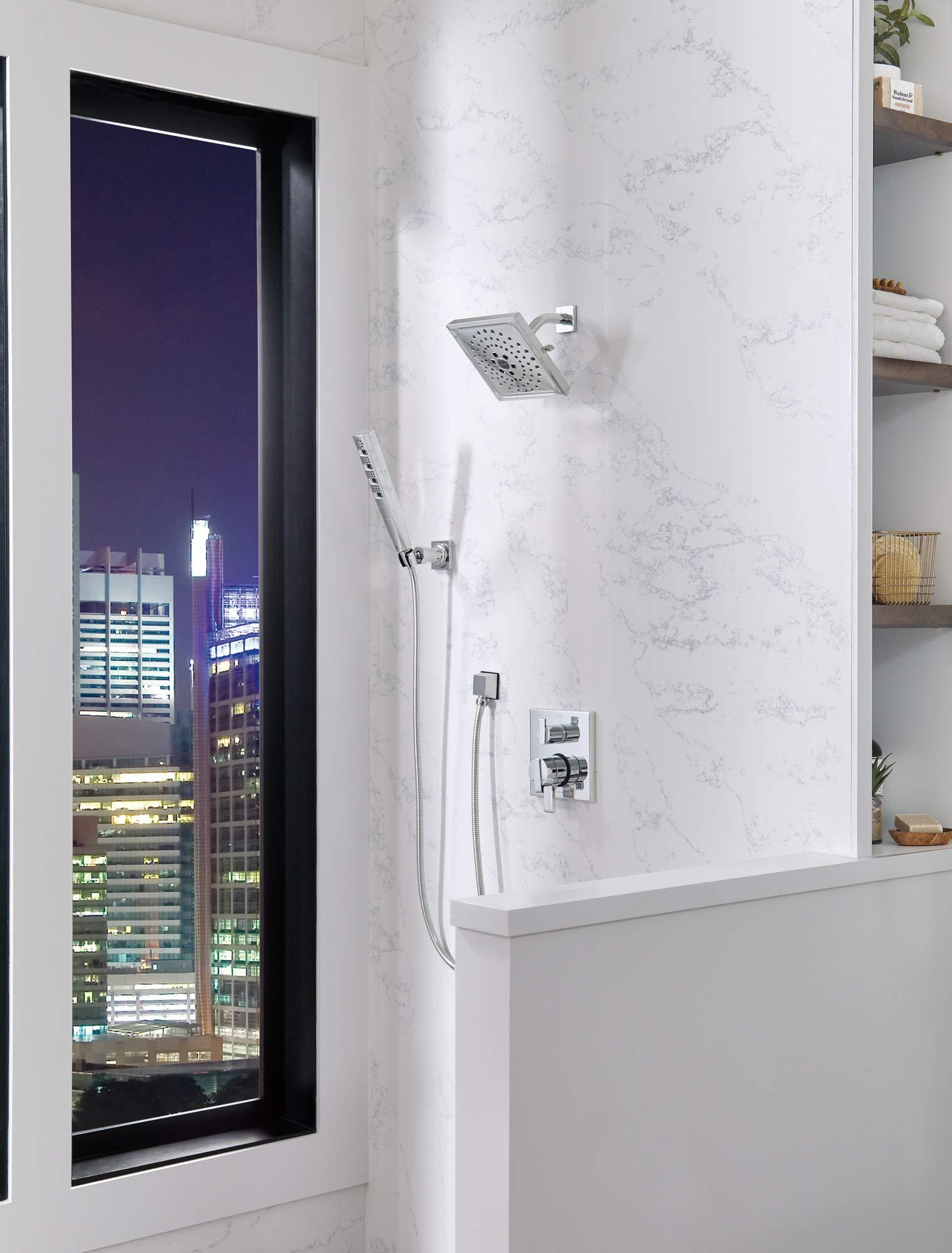 DELTA FAUCET Delta Faucet Ara 17 Series 6-Setting Integrated Diverter Valve Trim Kit, Chrome Diverter Valve Trim Kit, Shower Trim Kit, Chrome T27967 (Valve Not Included)